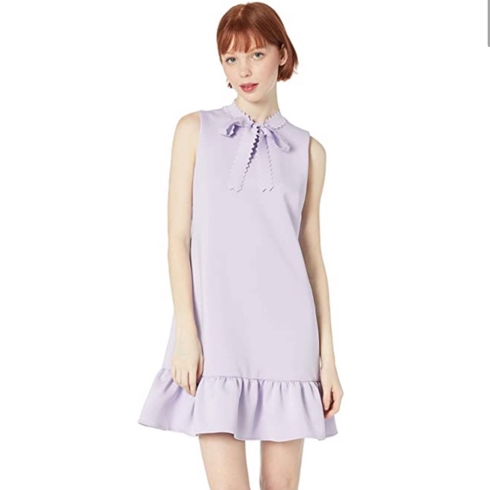 Betsy Johnson Lavender Scuba A-Line Dress NWT